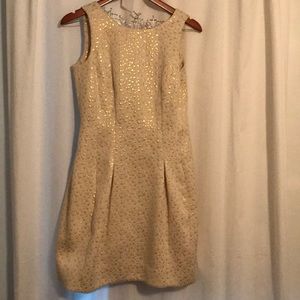 Gold Cynthia Steffe party dress